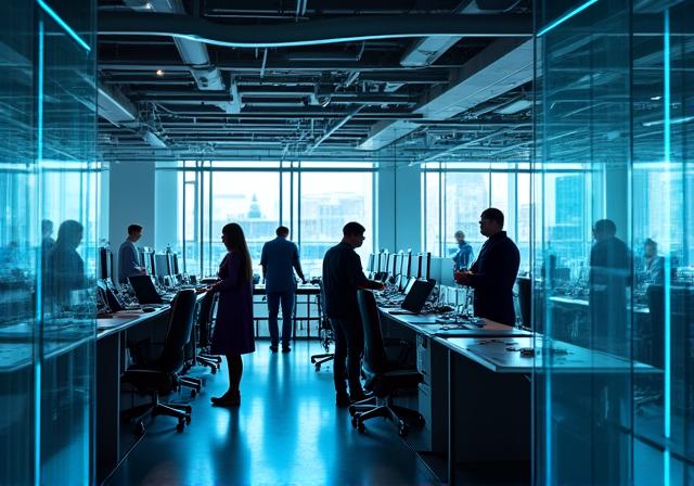 Современная учебная среда ThamesFlow AI Academy в Лондоне